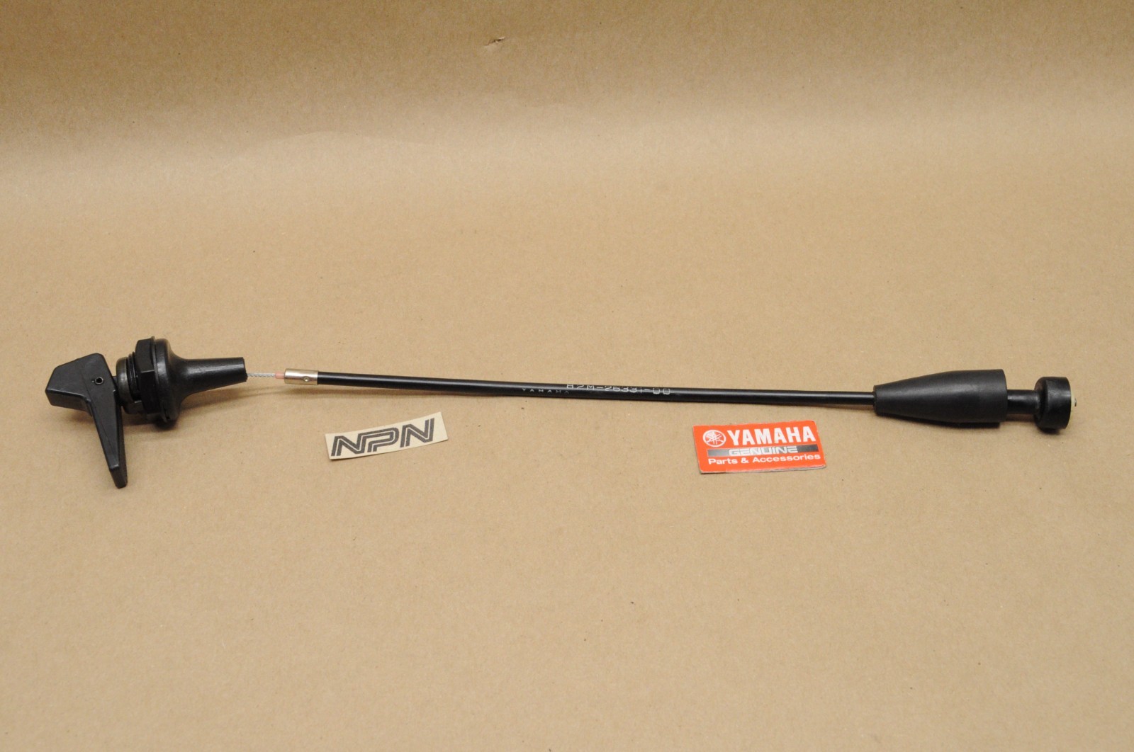 Yamaha Snowmobile 1987-93 EX570 Exciter Starter Choke Cable NOS OEM 82M-26331-00