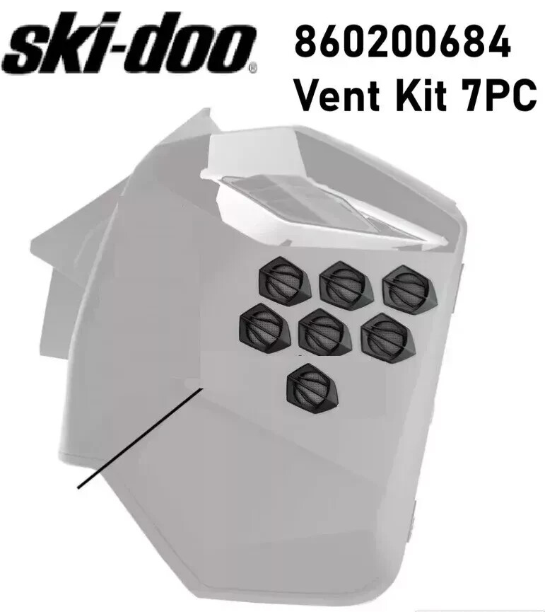 NEW Ski-Doo OEM Body Panel Vent Kit 860200684