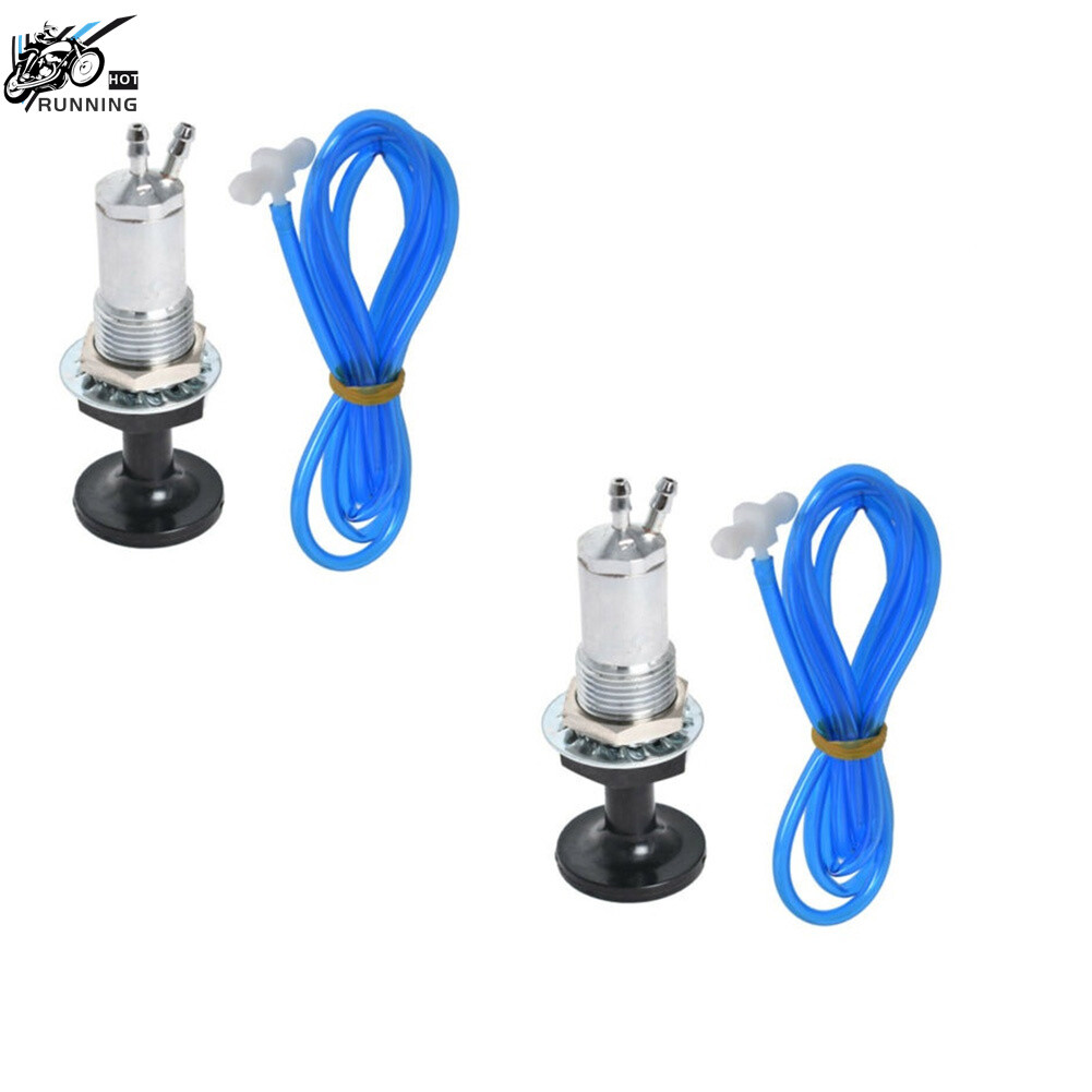 Pair Of Fuel Plunger Primer Pump Kit For Snowmobile Polaris Ski-Doo Yamaha