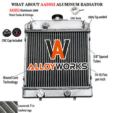 2-Row Aluminum Radiator For Artic Cat Prowler 700 550 TRV 450 550 700 0413205