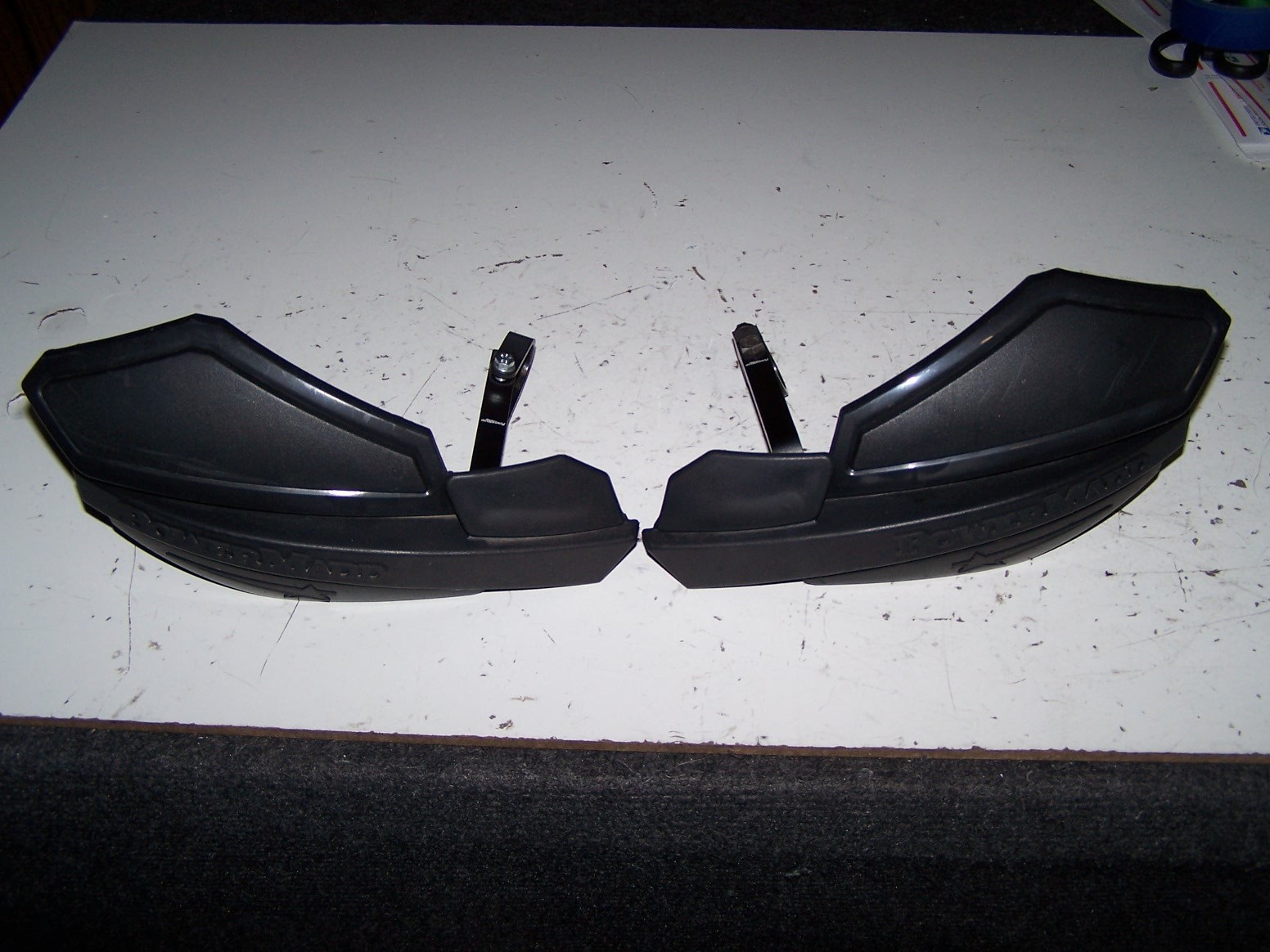 YAMAHA SNOWMOBILE Powermadd hand guards FITS APEX RTX BLACK