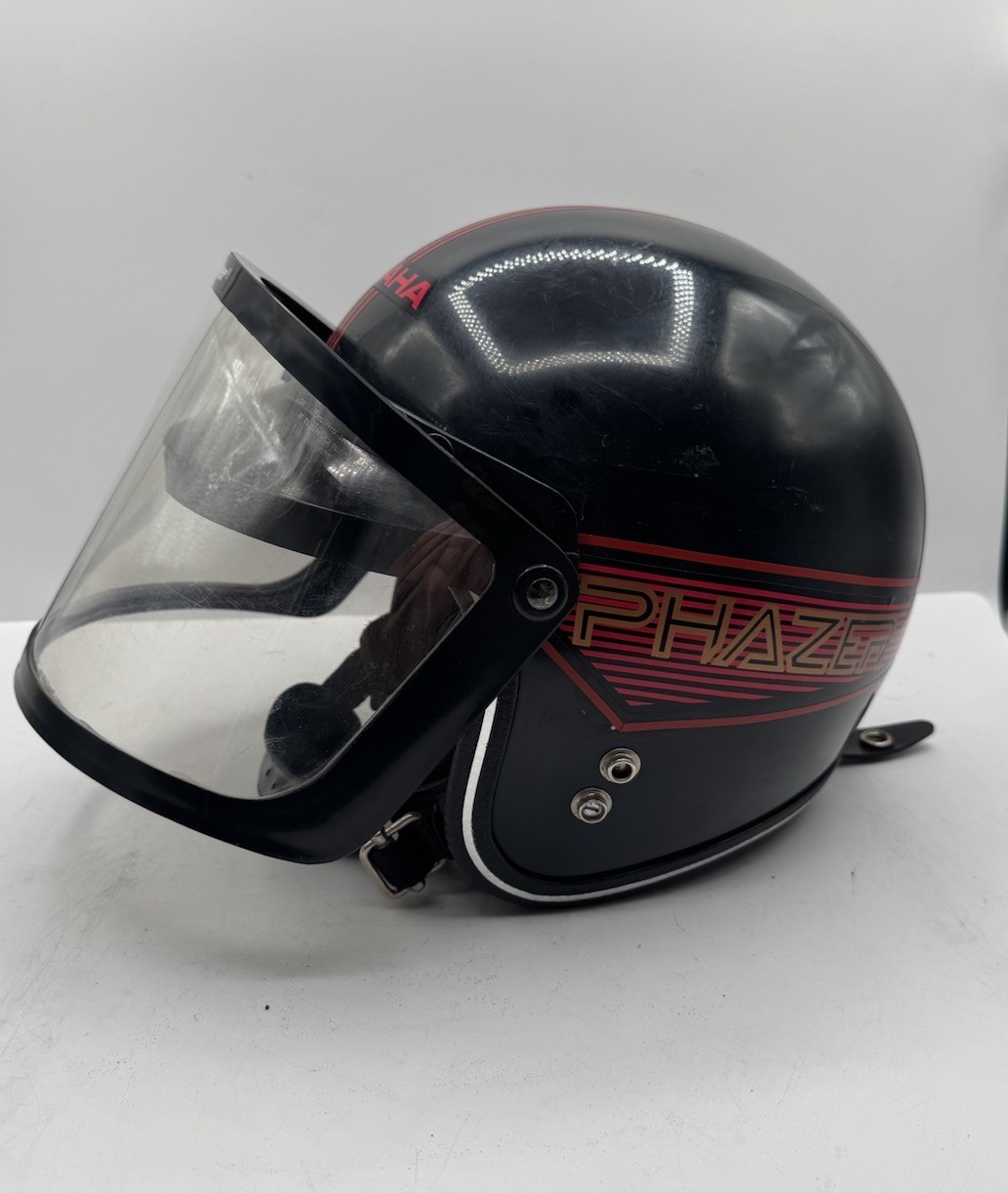 Vintage 1970’s Yamaha Snowmobile/Motorcycle Helmet Ski-Doo TNT Sz. M W/Shield