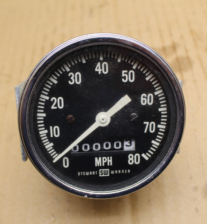 STEWART WARNER SNOWMOBILE ARTIC CAT NOS SPEEDO SPEEDOMETER VINTAGE 80MPH VINTAGE