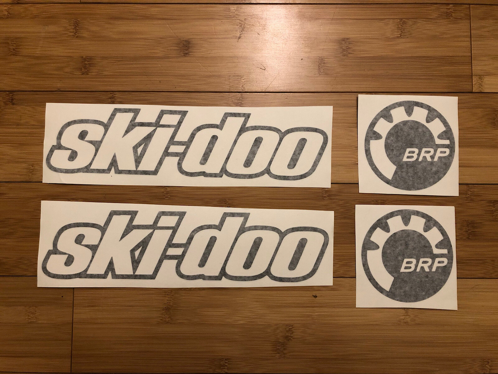 Ski-doo Replacement ATV Snowmobile (4 Decal Set) BRP vinyl sticker set Black MX