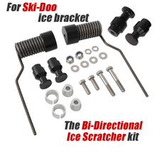 Universal BI-Directional Ice Scratchers Snowmobile Reversible For IBEXX 2.0 New