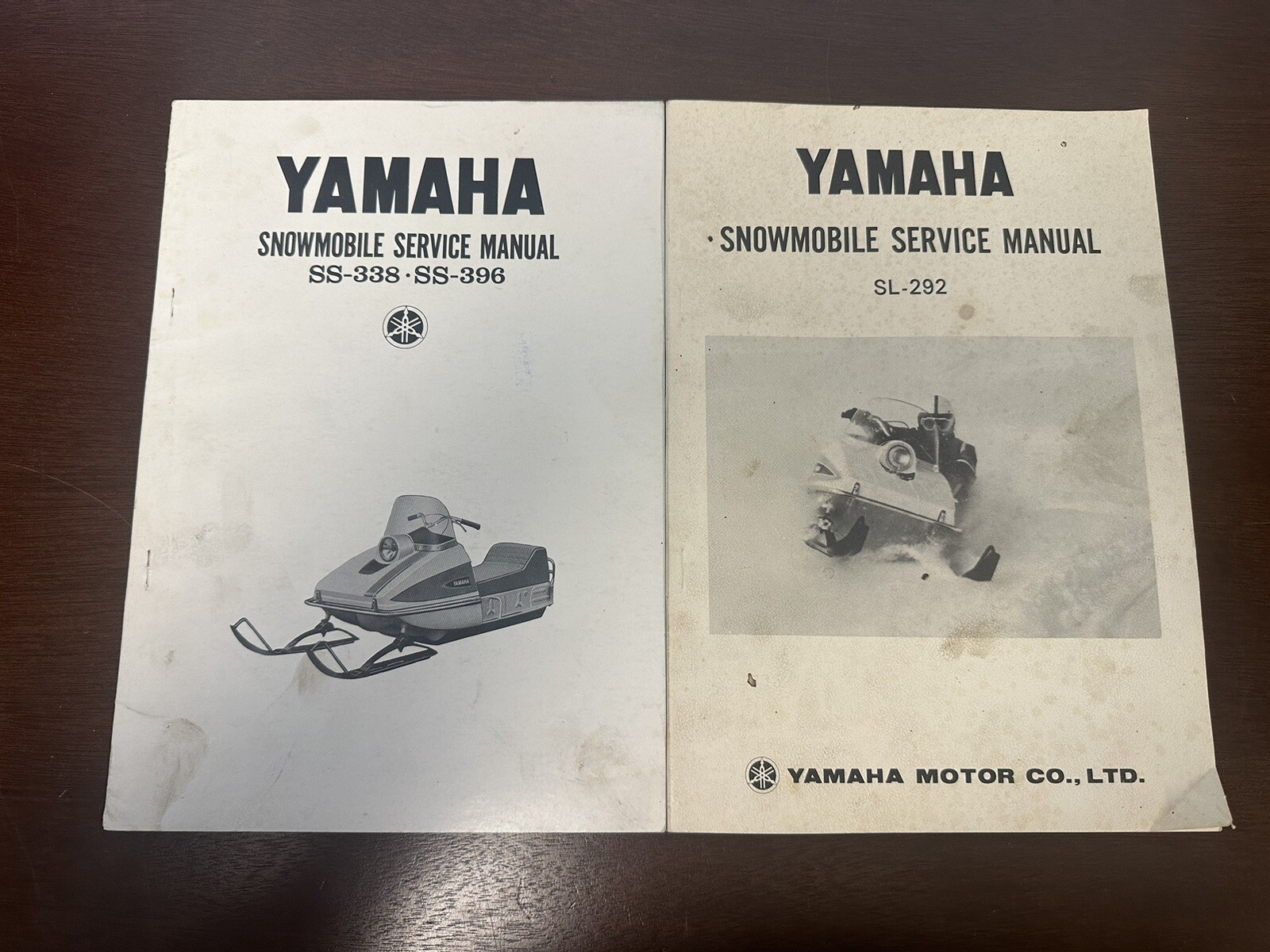 LOT Yamaha SNOWMOBILE SERVICE MANUALS SS-338 SS-396 SL-292 *FREE SHIPPING*