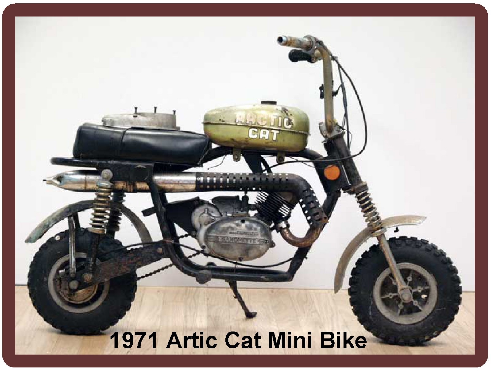 1971 Artic Cat Mini Bike  Refrigerator / Tool  Magnet