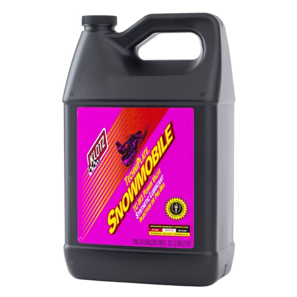 Klotz KL-216 Synthetic Techniplate TC-W3 Snowmobile 2-Stroke Oil – 1 Gallon Jug