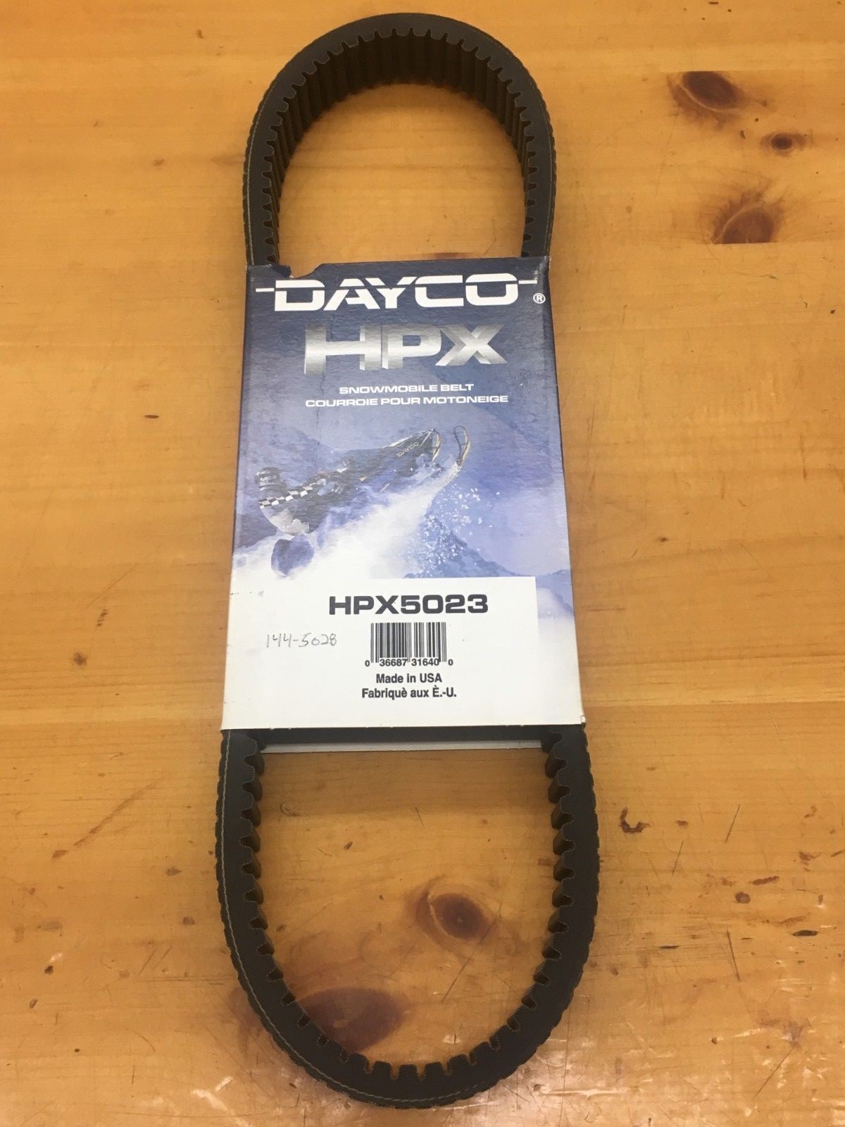 DRIVE BELT 2003 ARTIC CAT BEARCAT WIDETRACK. DAYCO HPX 5023