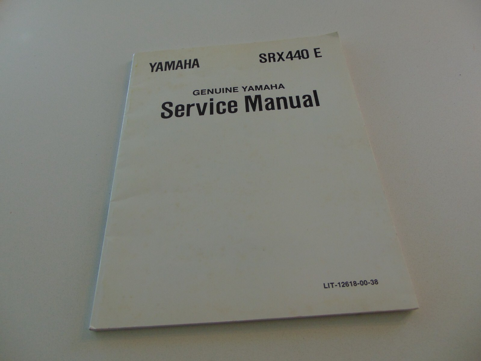 1981 Yamaha Snowmobile SRX440E Service Repair Shop Manual SRX-440