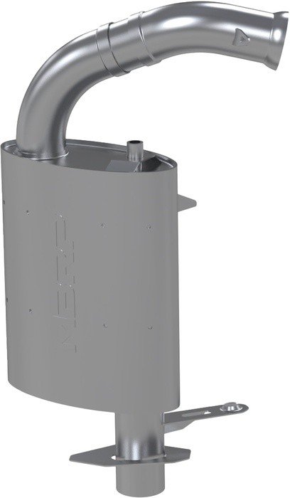 MBRP Quiet Series Slip-On Muffler S/S #143Q204 Ski-Doo