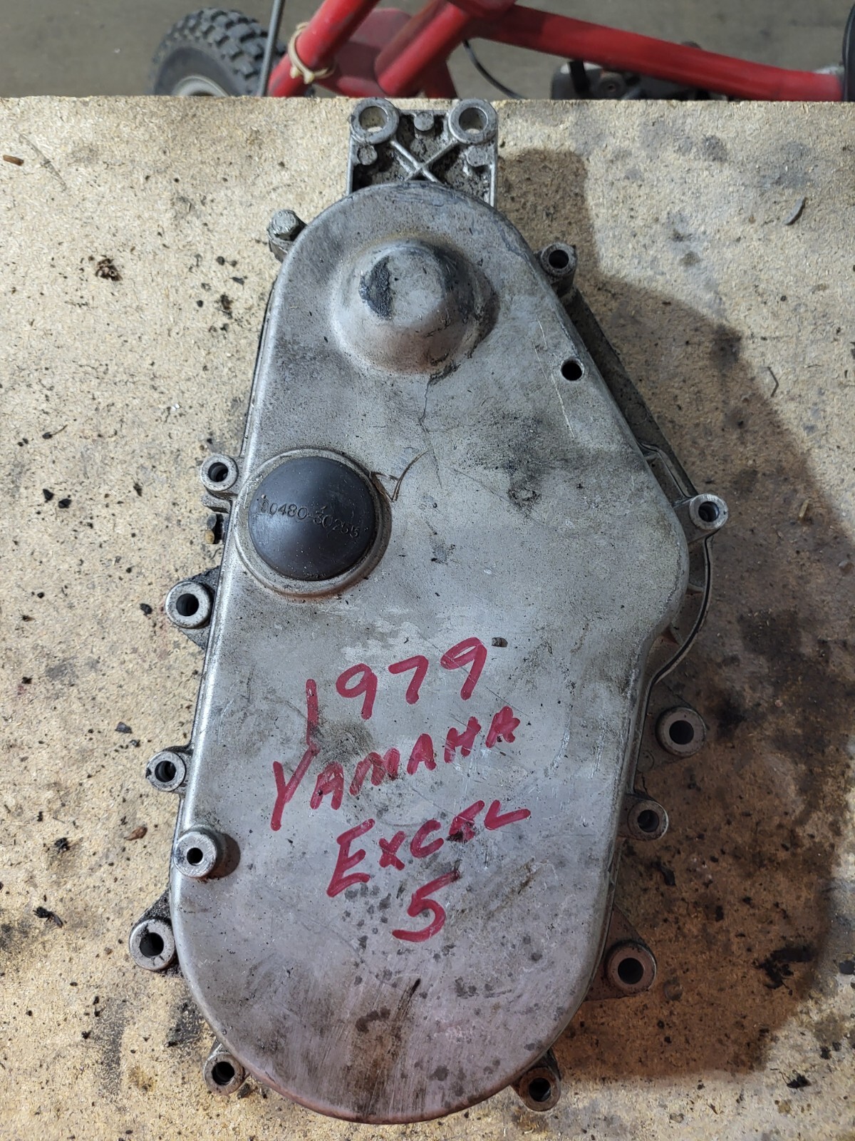 Vintage Yamaha Snowmobile Excell 5 Chaincase Assembly Gears And Chain