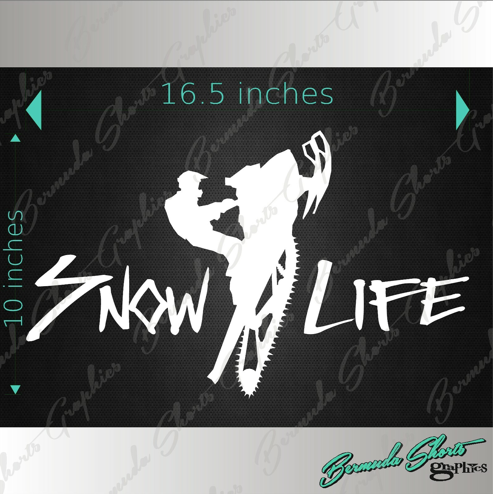 Snow Life / Snowmobile 16″ / DECAL / SKI-DOO / ARCTIC CAT / POLARIS / YAMAHA