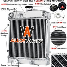 2 Row Radiator Fits Artic Cat Prowler 700 550 TRV 700 550 450 0413-205
