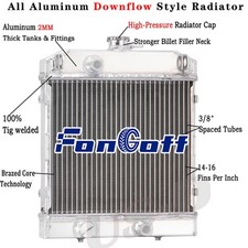 2 Row Radiator Fit Artic Cat 450 500 550 650 700 Prowler XT 550,650,700 VLX 700
