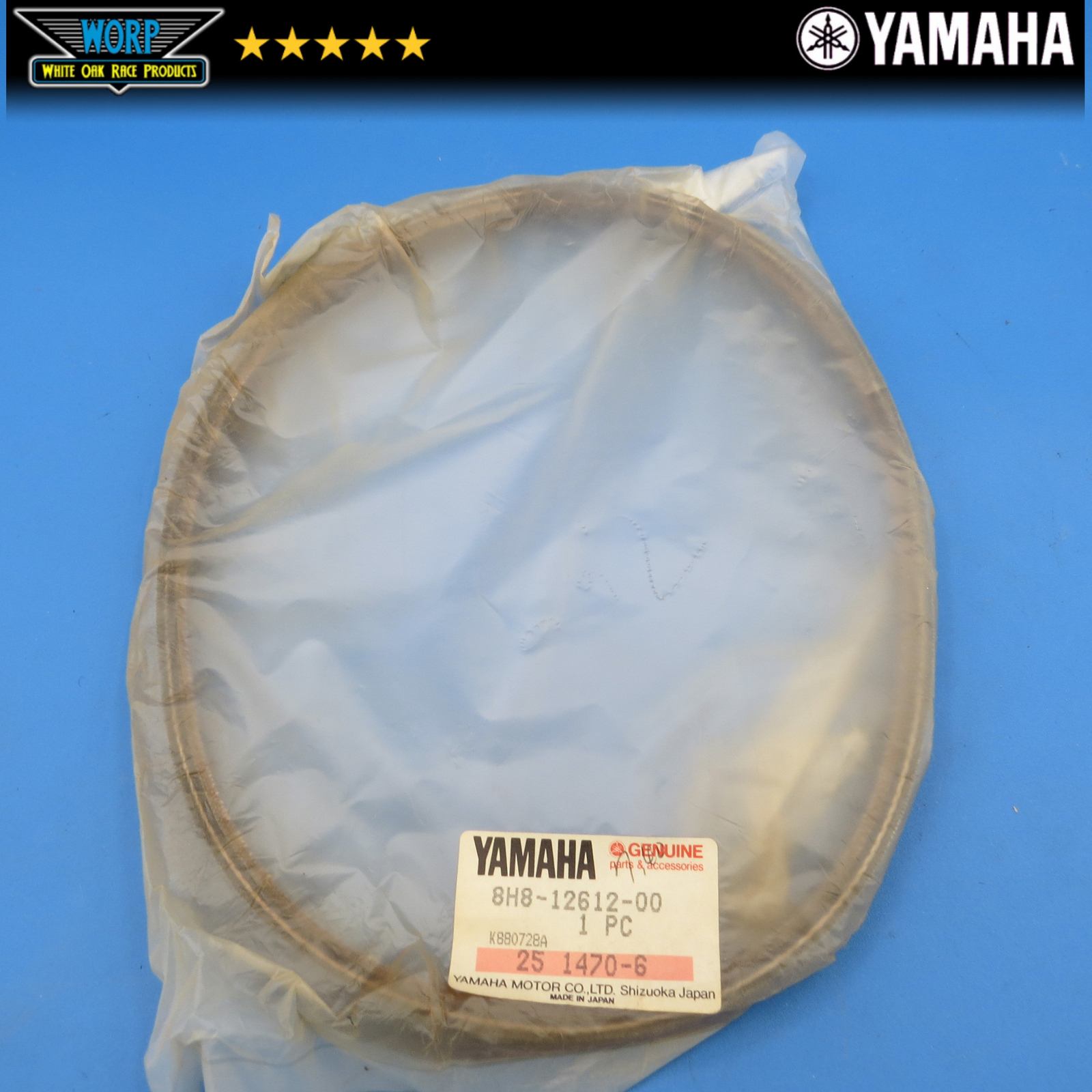 GENUINE OEM YAMAHA SNOWMOBILE VK SR 540 XLV SRV COOLING FAN BELT 8H8-12612-00-00