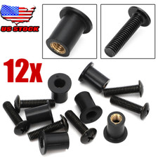 For Yamaha Snowmobile #90150-05024-00 #90179-05523-00 Windshield Screw & Nut Kit