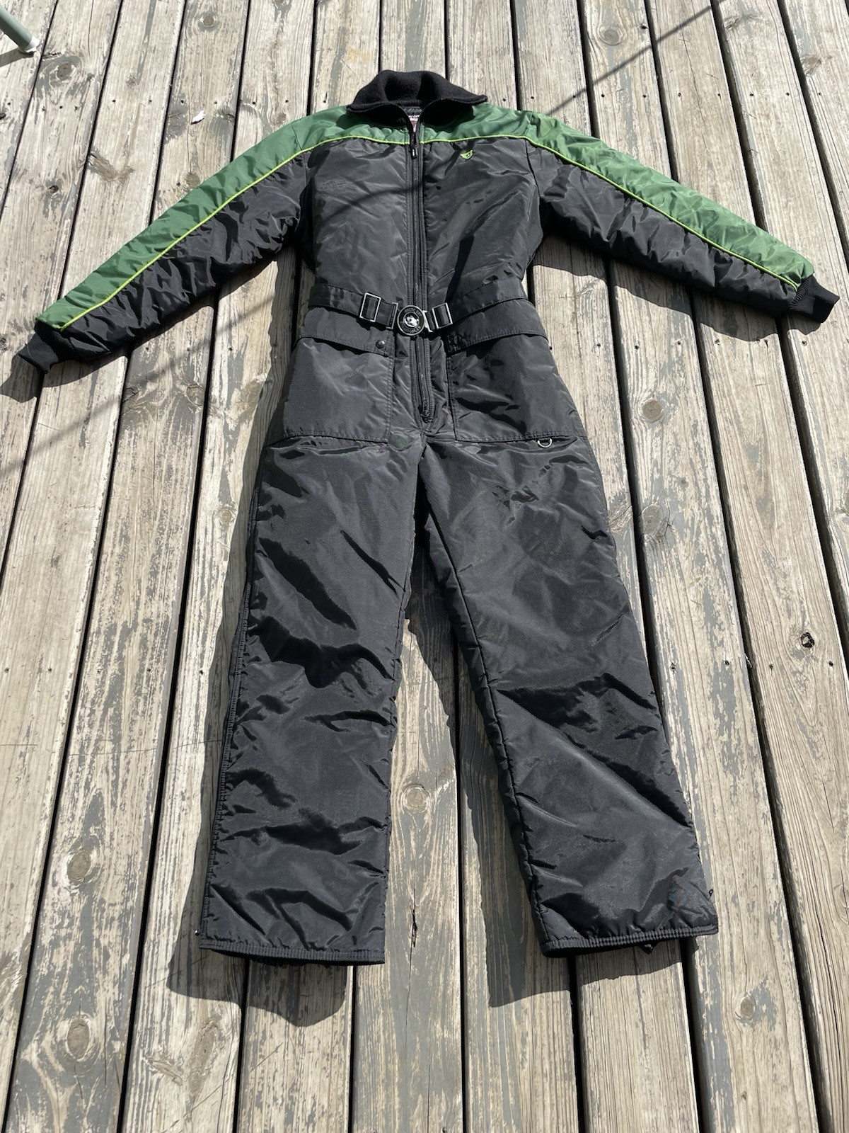 Vintage Artic Cat Women’s Snowsuit Size Medium Green Black Artic Wear
