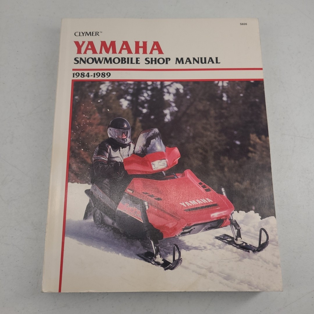 Clymer Yamaha Snowmobile Shop Manual 1984-1989 Intertec S826