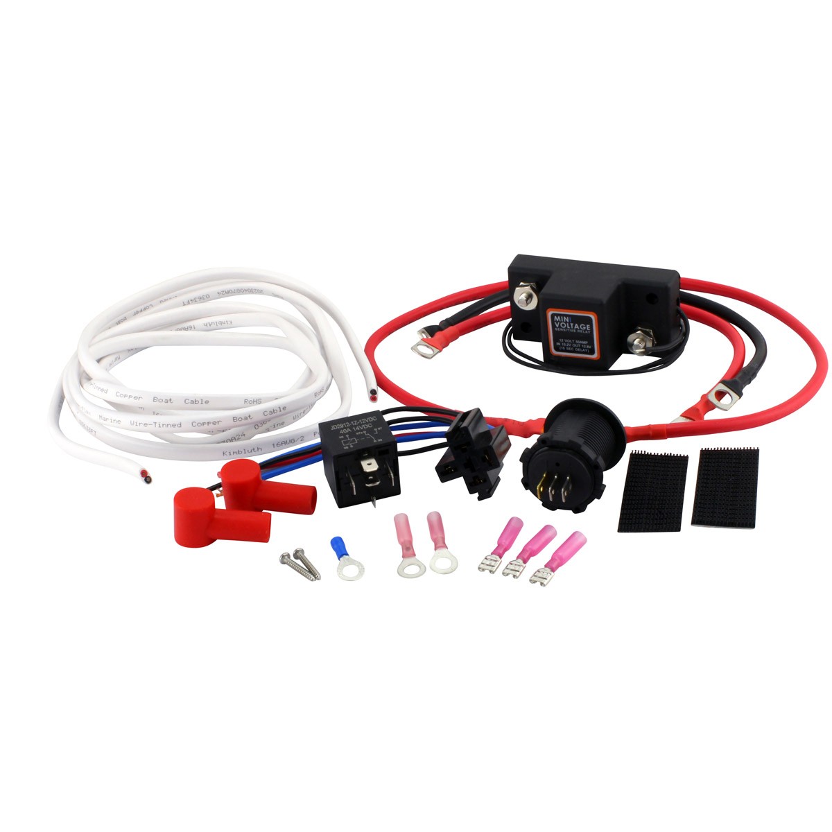 Heavy Duty Dual Battery Isolator Connector & Monitor Kit for Artic Cat 2015-2023