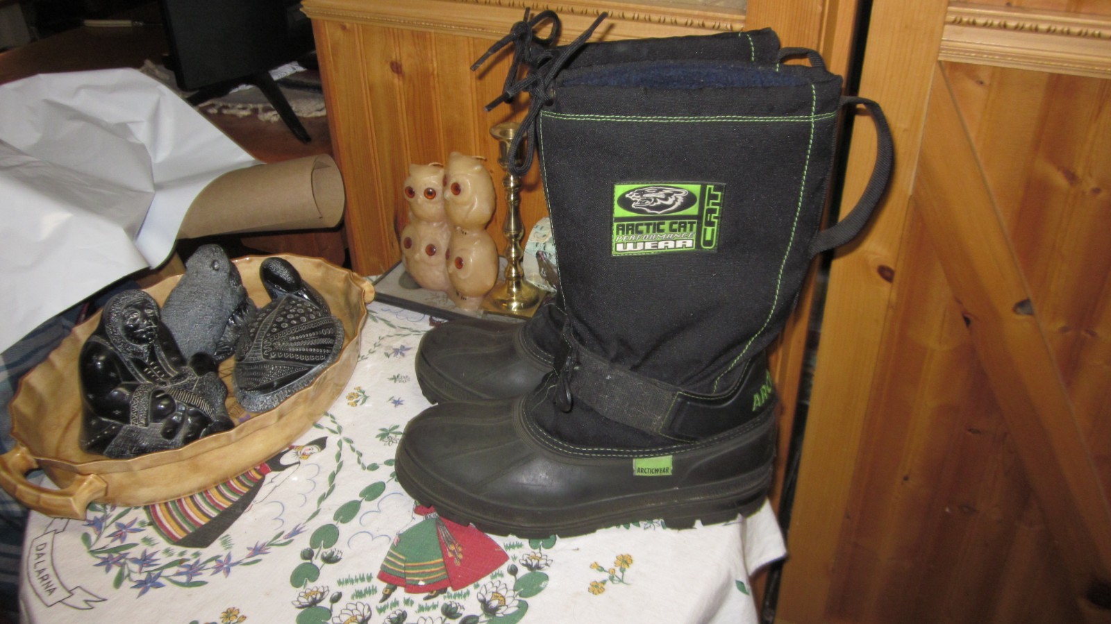 Artic Cat Insulated Snow Boots, Black, Size 8 Made in Canada – Extreme Cold