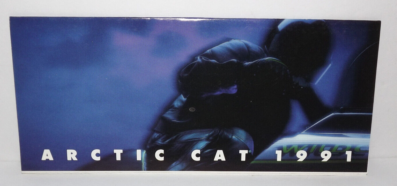 Vintage 1991 Artic Cat Snowmobile Fold Out Brochure