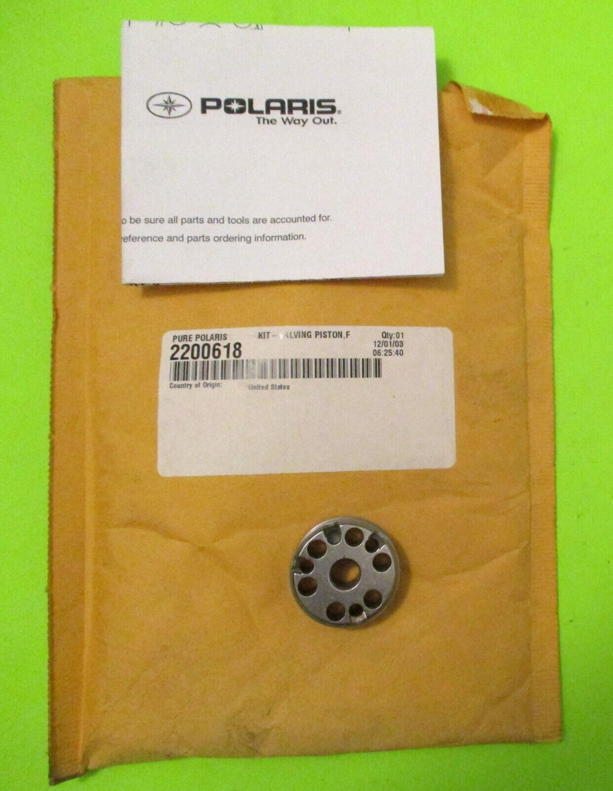 NEW POLARIS SNOWMOBILE KIT VALVING PISTON, F ~ PART # 2200618
