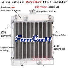 2-Row Aluminum Radiator For Artic Cat Prowler 700 550 TRV 450 700 550 0413205