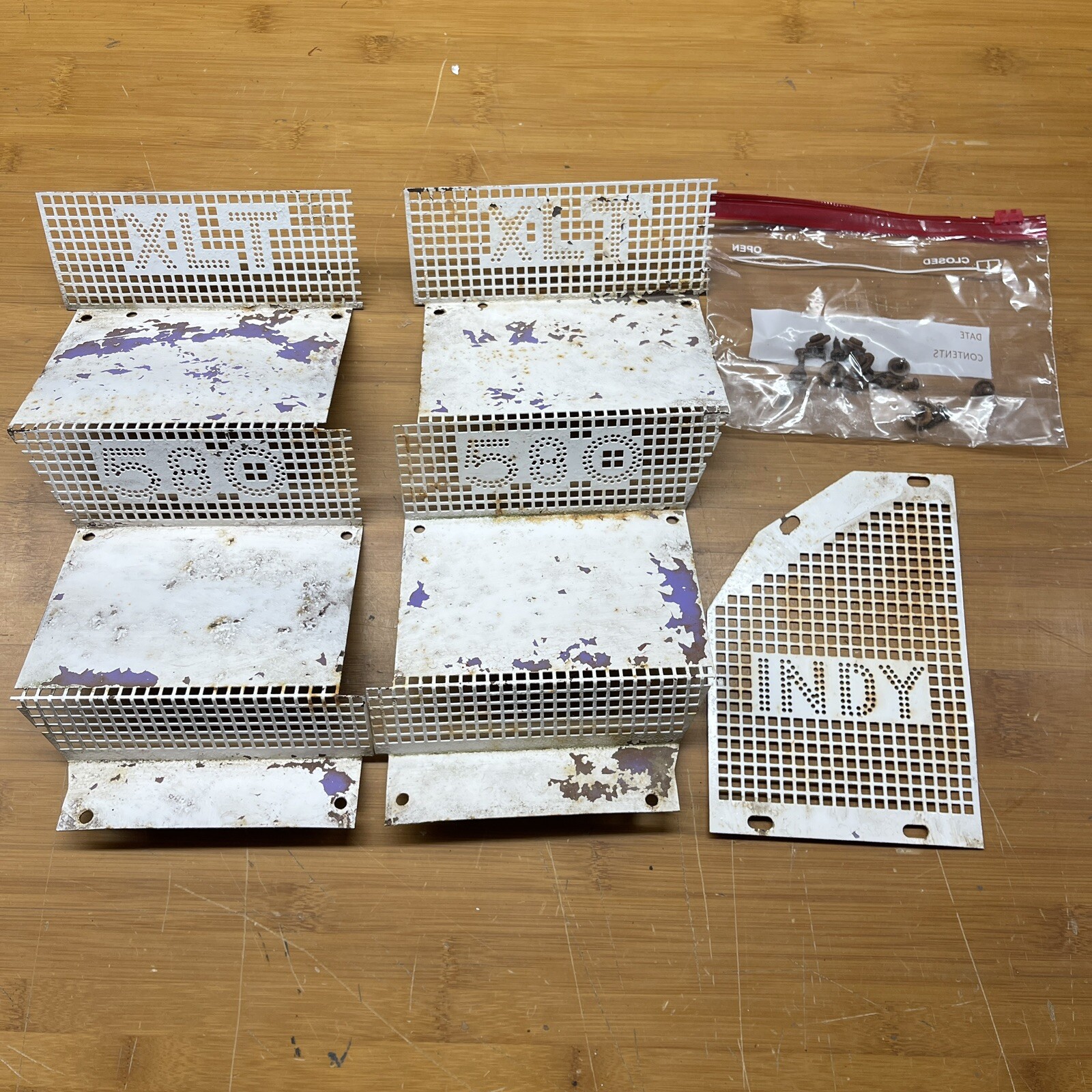 Polaris Snowmobile White Hood Screen Wedge Body 1993 1994 XLT 580