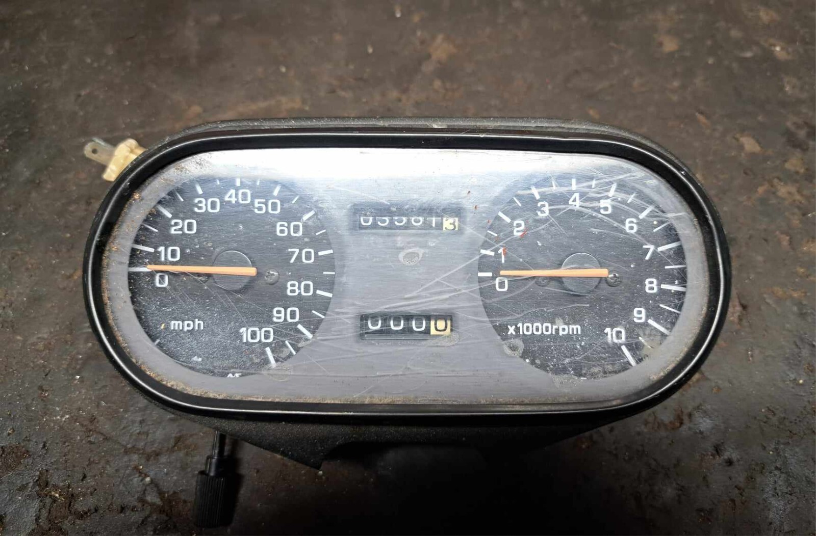 OEM 1980’s Yamaha Snowmobile Speedometer Tachometer Gauges