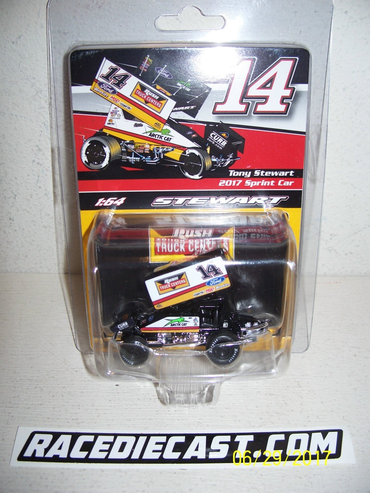 “RARE”  1/64 #14 TONY STEWART  “SMOKE”  2017  R&R ARTIC CAT RUSH SPRINT CAR