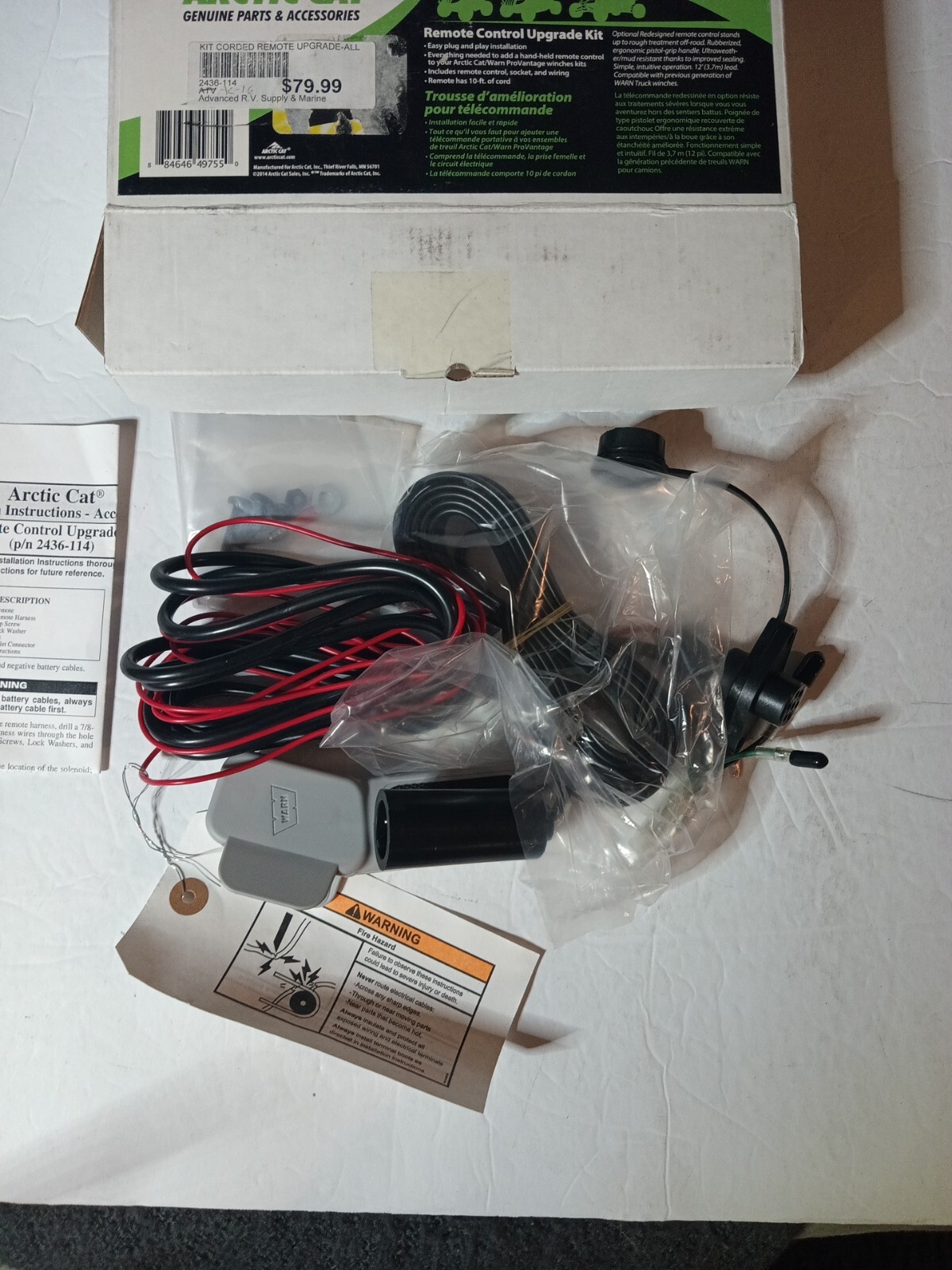 Genuine Artic Cat 2436-114 Corded Remote Upgrade Kit NOS OEM R1S5