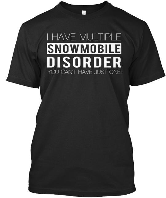SNOWMOBILE Tee T-Shirt Made in the USA Size S to 5XL