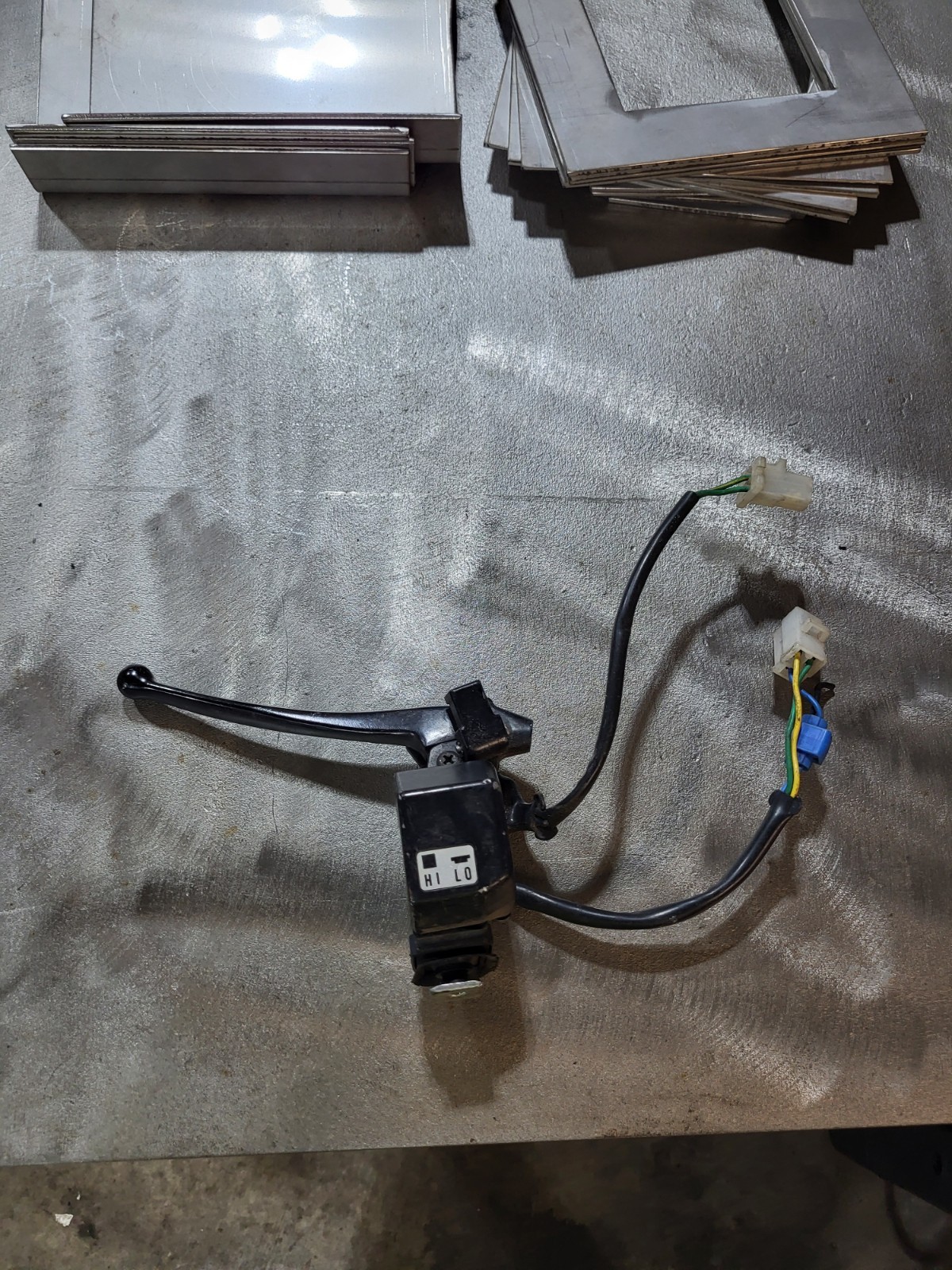 Vintage Yamaha Snowmobile Brake Lever Assembly Dimmer Switch