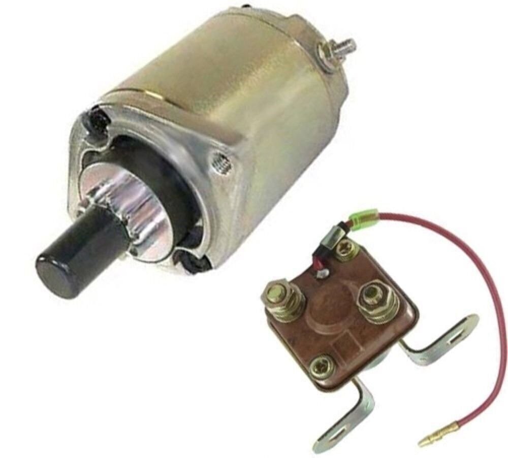 New Starter & Solenoid Kit For Polaris Snowmobile Trail Touring 488cc 1997-1999