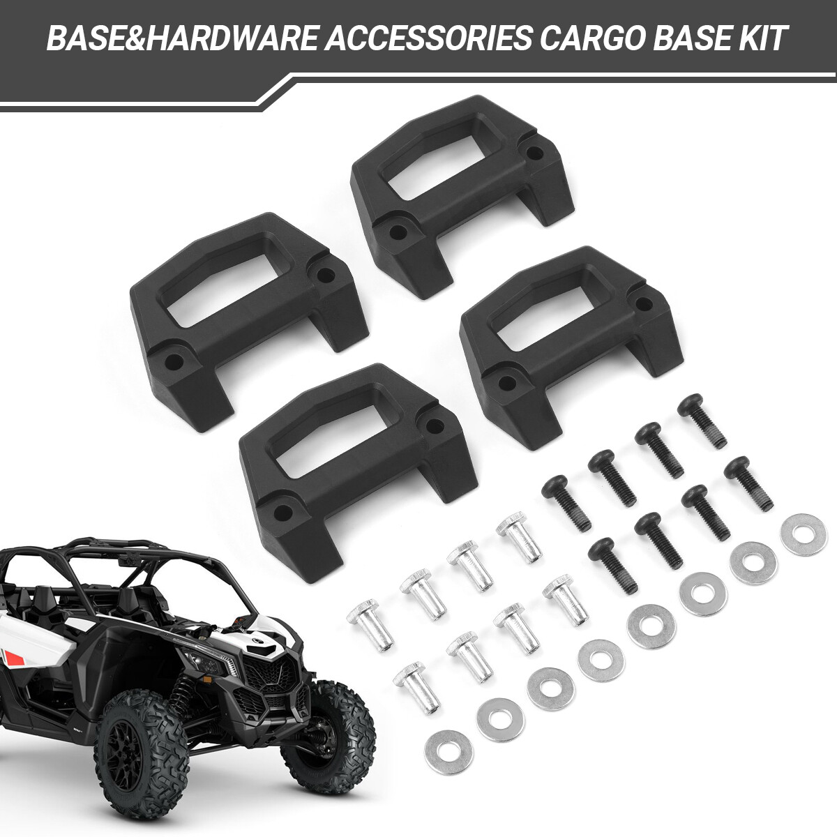 Fit for Ski-Doo LINQ CARGO 860201806 Luggage Rack Base W/Hardware Kit