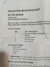 Projector Beam Kit Pure Polaris part 2875638