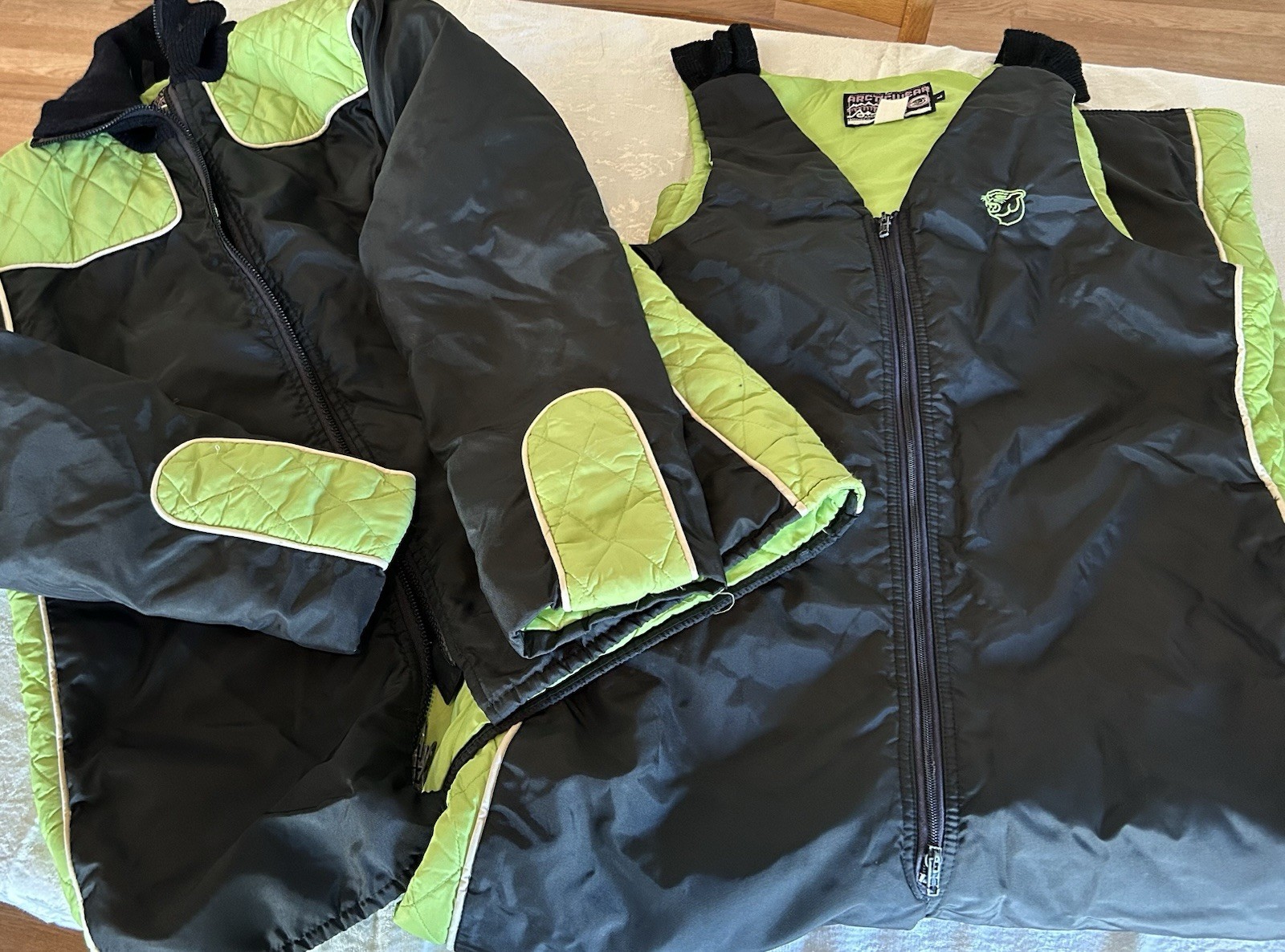 Vintage ARTIC CAT Snowmobile Bibs and Jacket Large