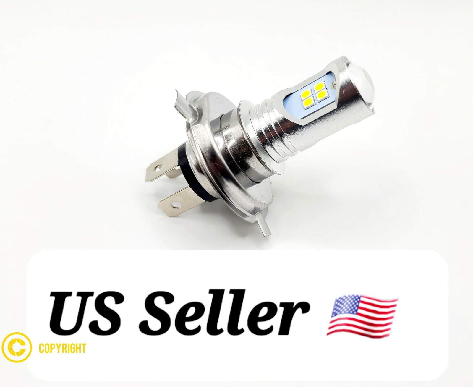 1 SUPER LED HEADLIGHT bulb for Polaris XC-SP 500: 1999-2007 snowmobile 12v DC