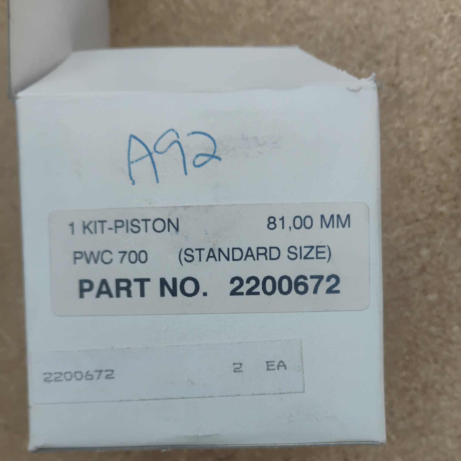 Polaris- Snowmobile Standard Piston Kit- OEM 2200672