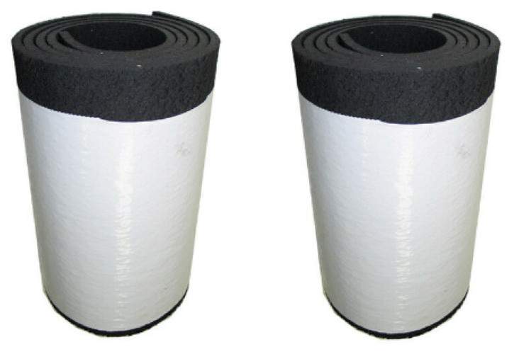 (2 PACK) SNOWMOBILE TRAILER RUBBER TRACTION MAT – 18″ X 120″ (10 FT) MRT 121810