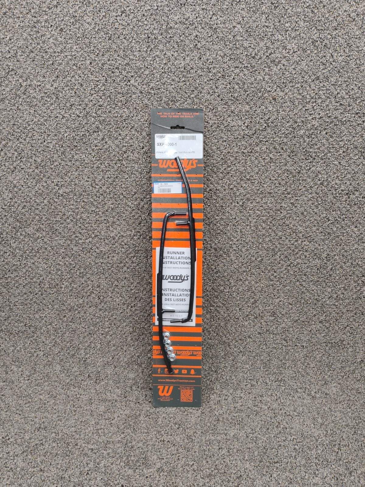 New Woodys Polaris Snowmobile 4″ Sno-Cross Oval Carbide Runners XCP-4000-1