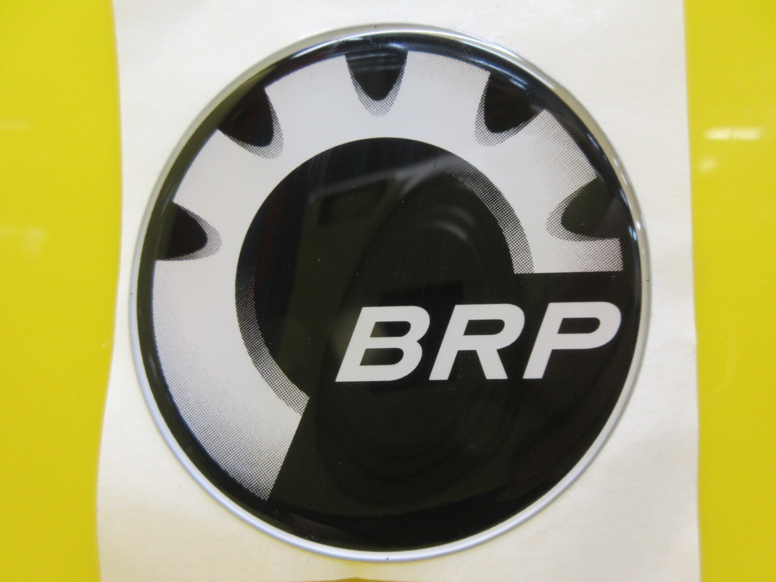 NEW OEM SKI-DOO SKIDOO BRP HOOD EMBLEM ORNAMENT BADGE DECAL STICKER 68MM