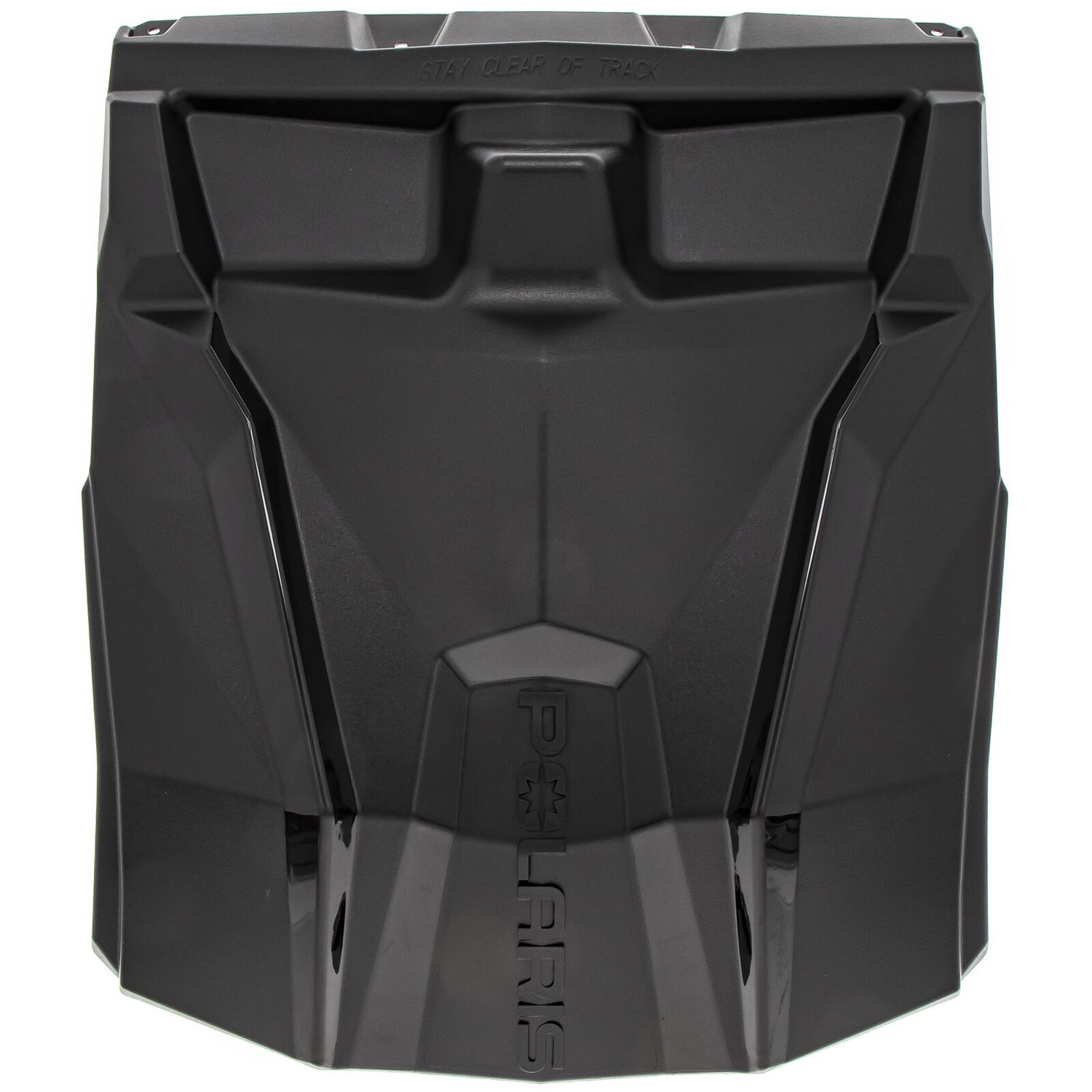 Polaris Snowmobile OEM Black Snow Flap with Plate Kit, 2208364