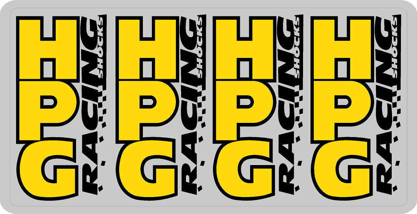 SKI DOO SNOWMOBILE REV hpg shock decal  DECAL QTY 4