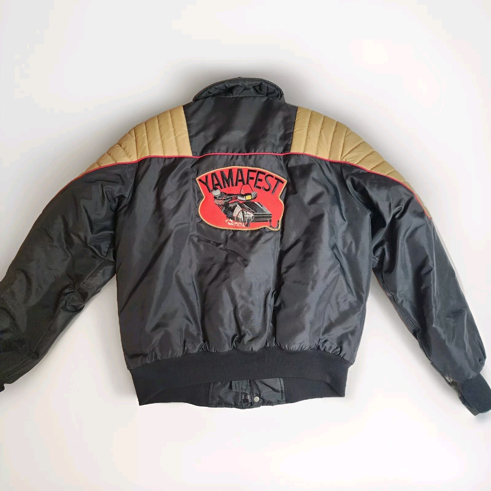 YAMAHA SNOWMOBILE JACKET/COAT Man’s Size L Maxim Wear Yamafest Patch
