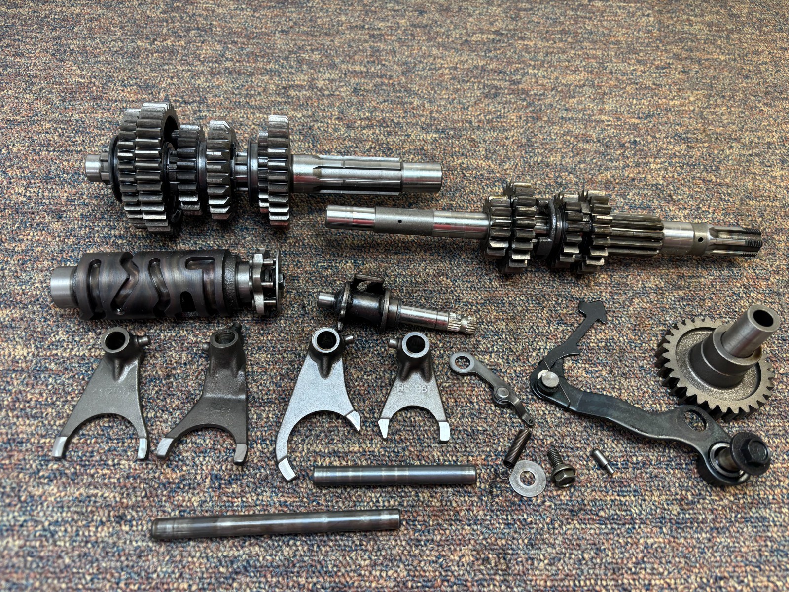 1999-05 Arctic Artic Cat 250 2×4 4×4 Transmission Shaft Gear Shift Drum Fork