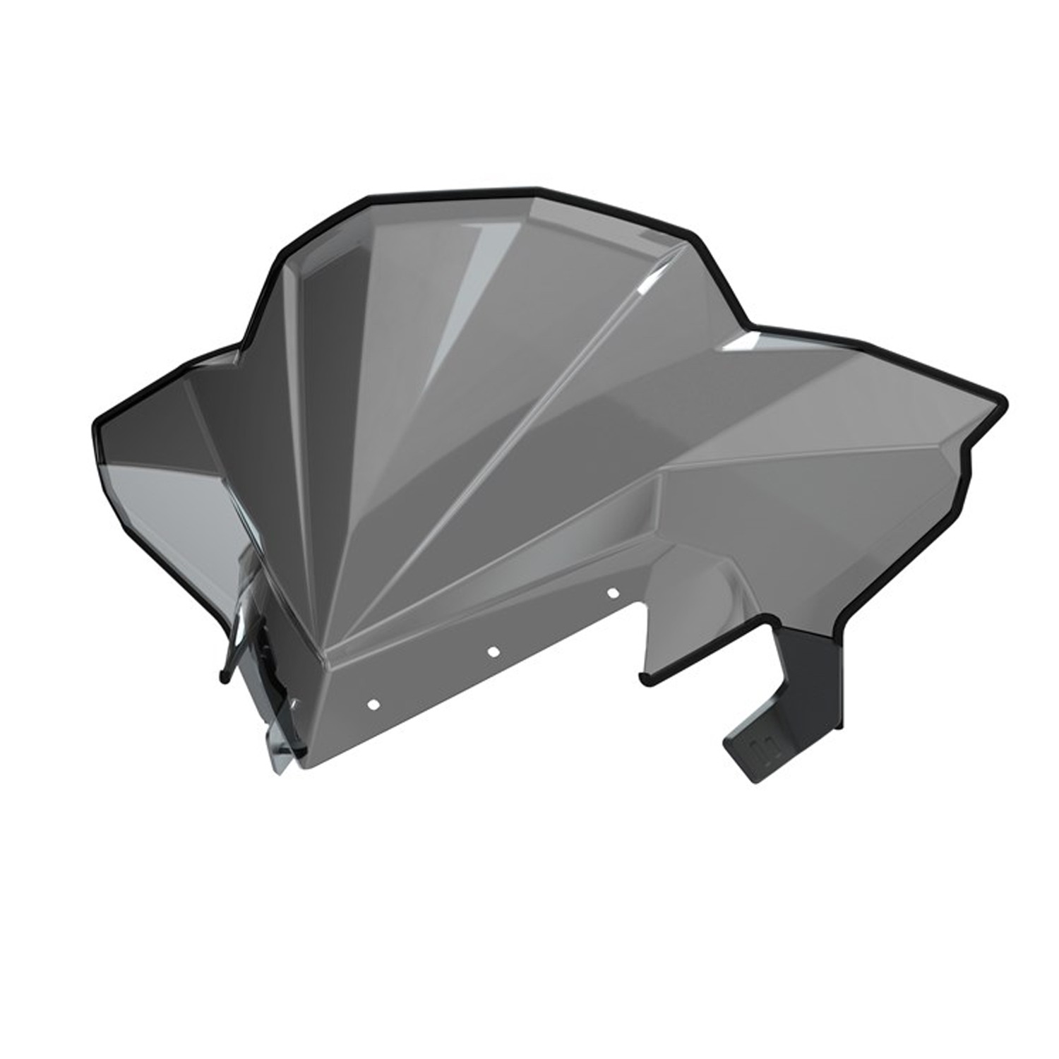 Polaris Snowmobile OEM Smoke Mid Windshield, 2884934