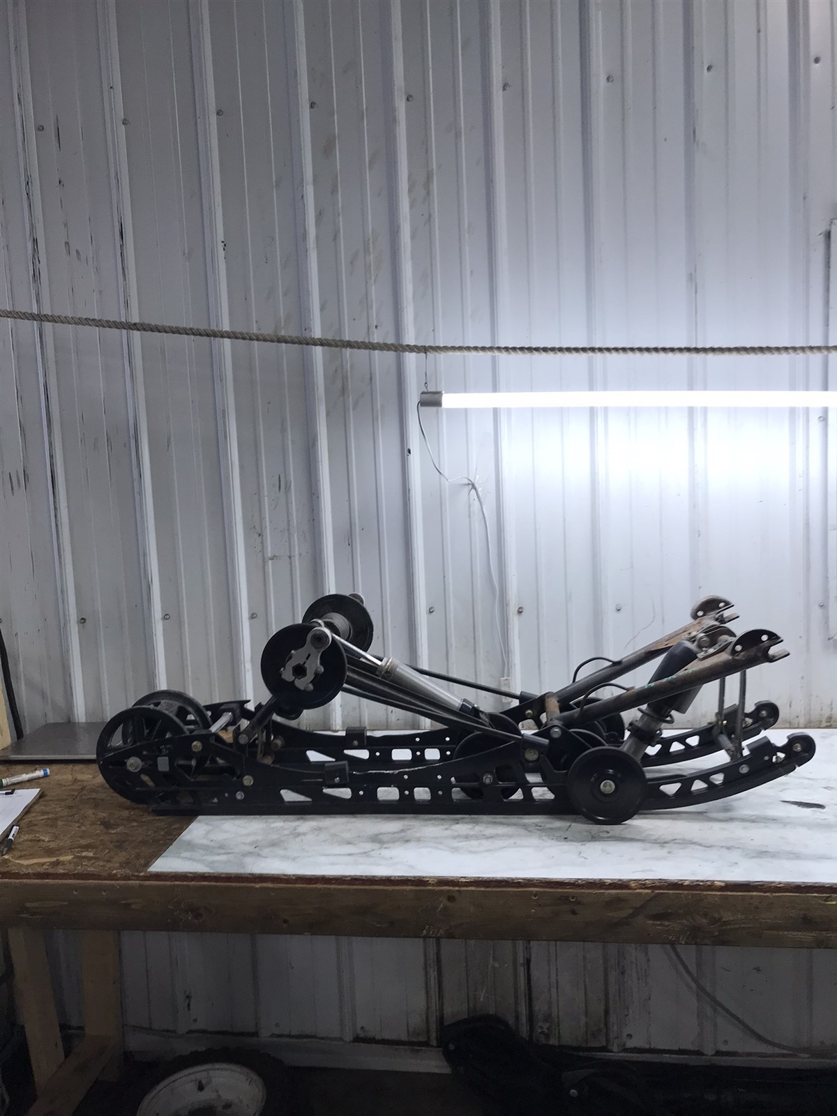 14 Yamaha SR Viper GYTR Snowmobile rear shocks undercarriage skid suspension 137