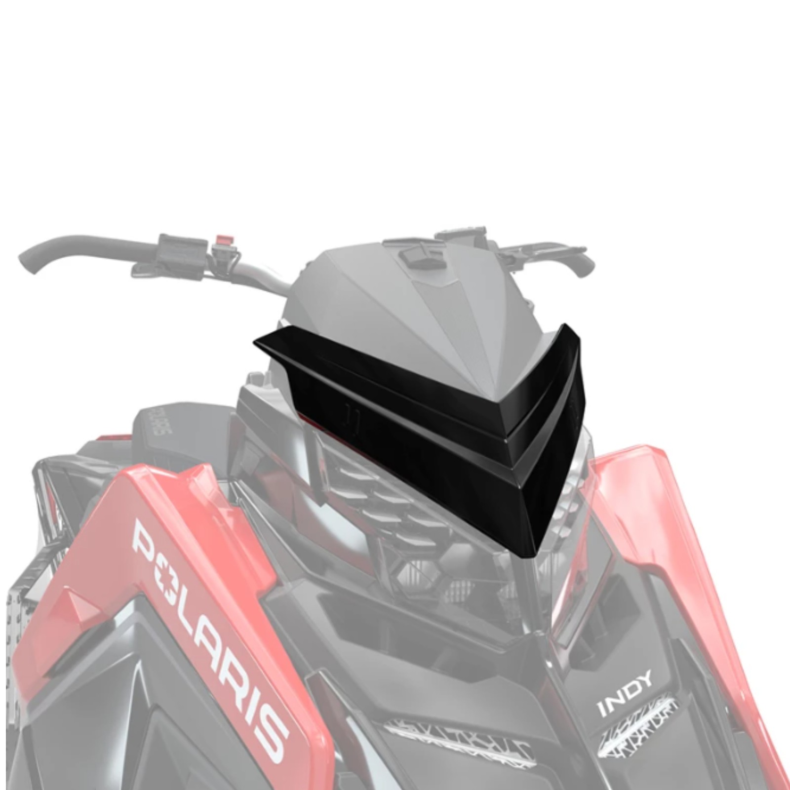 Polaris Snowmobile OEM Black Windshield K-Retainer, 2884936-266